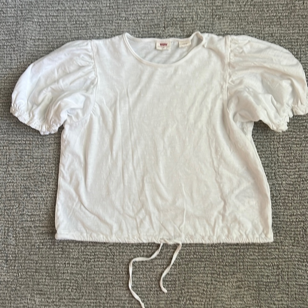 White cotton blouse